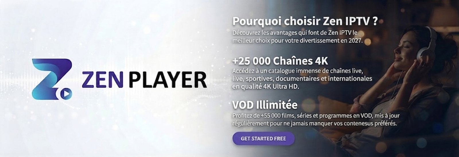 Abonnement IPTV Zen Player - zenplayer.org